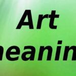 Meaning of art,Lesson Plan