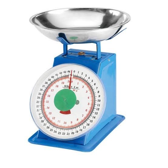 A kitchen scale