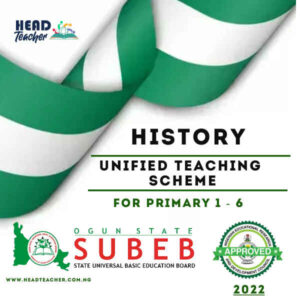 OGUN HISTORY UNIFIED TEACHING SCHEME