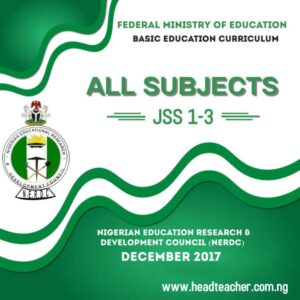 NERDC Nigerian National Curriculum JS1-3