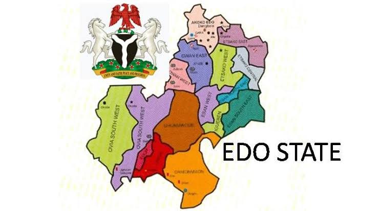 Map of Edo state